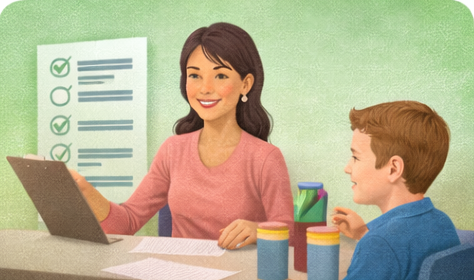 Creating personalized counselling goals with parents and child